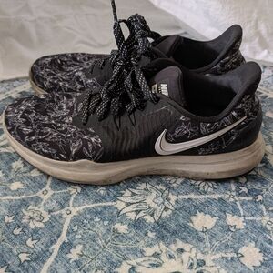 Nike Black Floral Sneakers